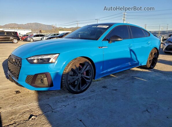WAUC4CF50LA013607 2020 AUDI S5 Blue Przód lewy