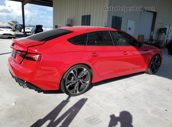 WAUC4CF51NA025123 2022 AUDI S5 Красный Задняя правая четверть