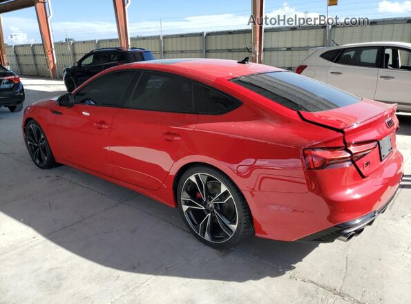 WAUC4CF51NA025123 2022 AUDI S5 Красный Задняя левая четверть