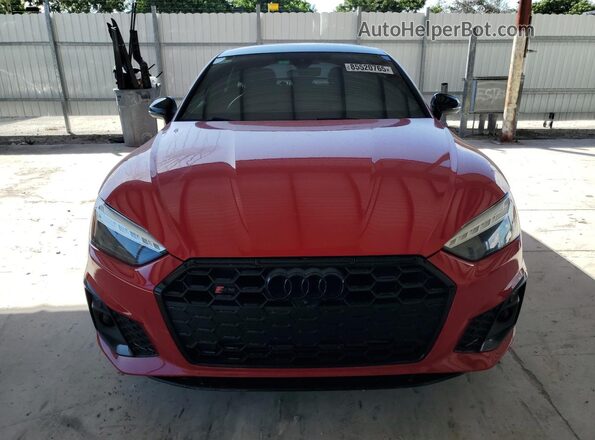 WAUC4CF51NA025123 2022 AUDI S5 Красный Вид спереди