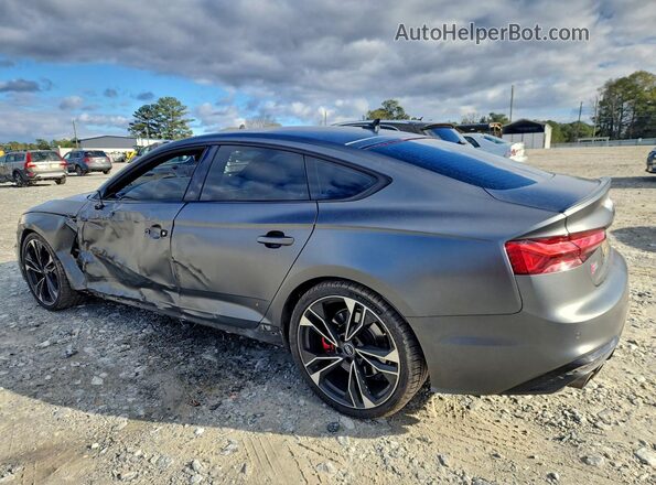 WAUC4CF57MA018451 2021 AUDI S5 Gray Задня ліва чверть