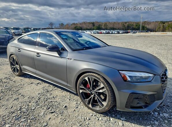 WAUC4CF57MA018451 2021 AUDI S5 Gray Передня права чверть