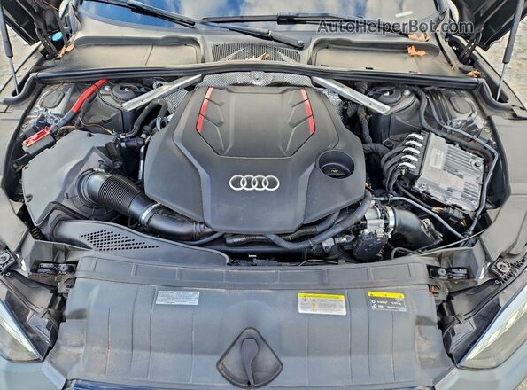 WAUC4CF57MA018451 2021 AUDI S5 Gray Вид задньої частини салону