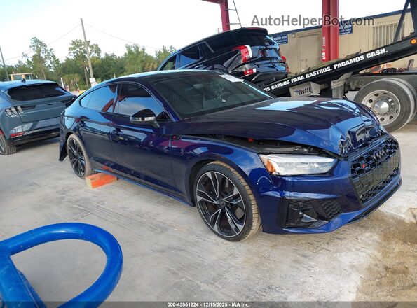 WAUC4CF57SA009312 2025 AUDI S5 Dark Blue Передняя правая четверть