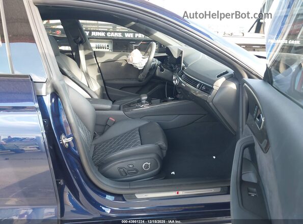 WAUC4CF57SA009312 2025 AUDI S5 Dark Blue Вид салона спереди