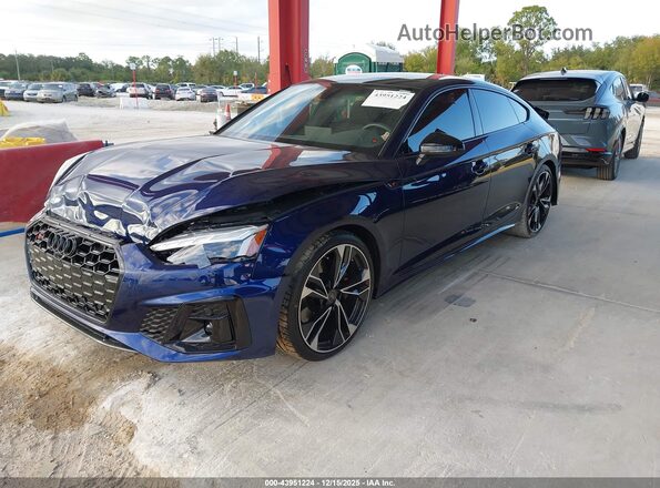 WAUC4CF57SA009312 2025 AUDI S5 Dark Blue Передняя левая четверть