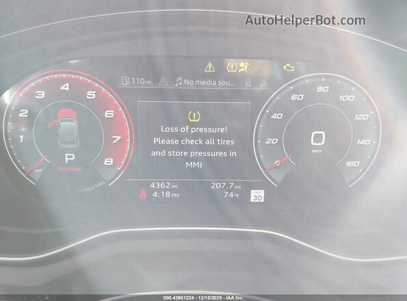 WAUC4CF57SA009312 2025 AUDI S5 Dark Blue Вид задних сидений