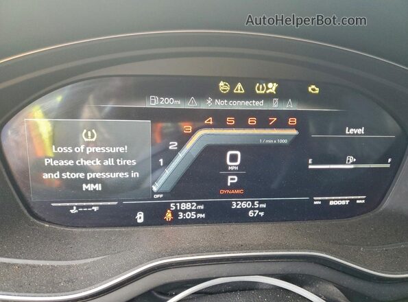 WAUC4CF58MA051331 2021 AUDI S5 Серый Вид щитка приборов