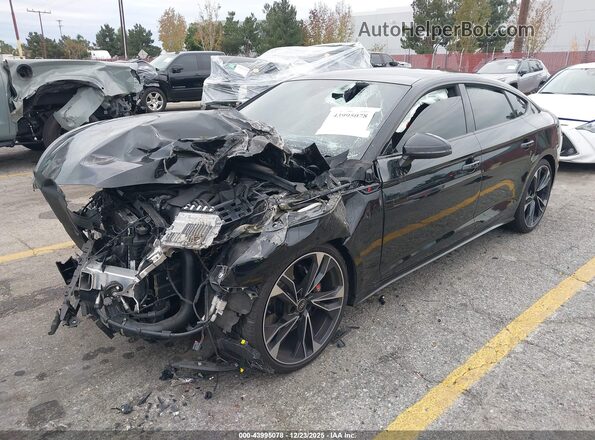 WAUC4CF58SA002420 2025 AUDI S5 Черный Передняя левая четверть
