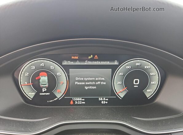 WAUDACF50RA096655 2024 AUDI OTHER Black Vista del cuadro de instrumentos