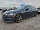 2018 Audi A4 Premium Plus Gray vin: WAUENAF49JA016990