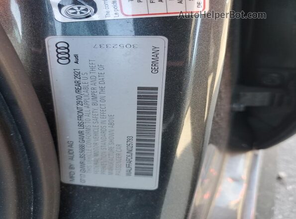 WAUFFAFC6JN025793 2018 AUDI S6 Gray Widok komory silnika