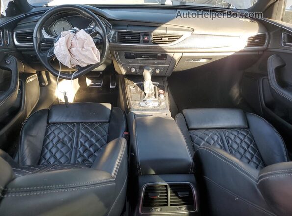 WAUFFAFC6JN025793 2018 AUDI S6 Gray Widok deski rozdzielczej