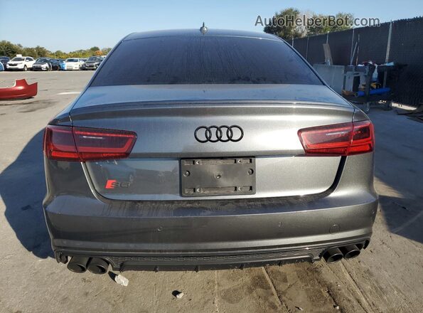 WAUFFAFC6JN025793 2018 AUDI S6 Gray Widok z tyłu