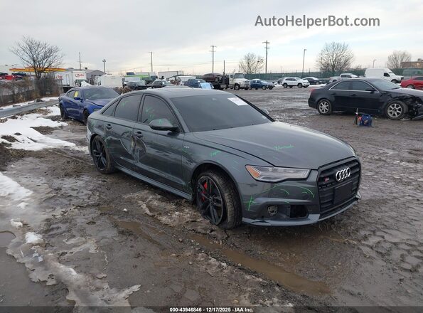 WAUFFAFC9JN040921 2018 AUDI S6 Серый Передняя правая четверть