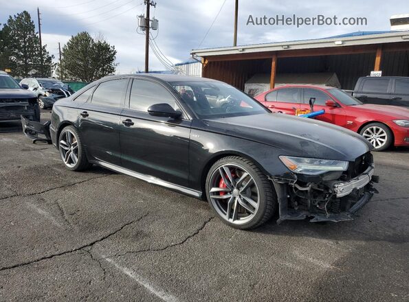 WAUHFAFC0JN070320 2018 AUDI S6 Черный Передняя правая четверть