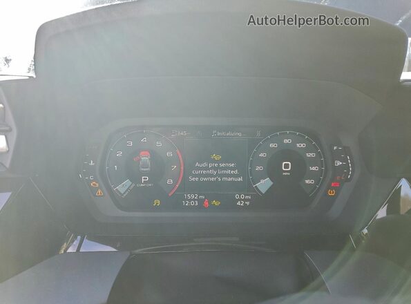WAUHUDGY1SA063774 2025 AUDI OTHER Синий Вид щитка приборов