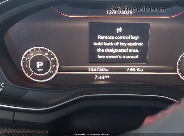 WAUP4AF51JA002408 2018 AUDI S5 Black Widok wnętrza 360 stopni