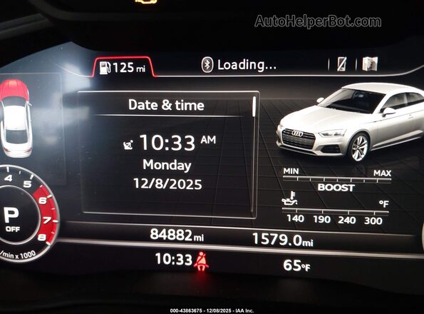 WAUP4AF53JA002796 2018 AUDI S5 Gray 