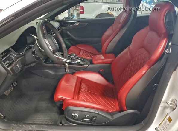 WAUP4AF54MA007977 2021 AUDI S5 White წინა სალონის ხედი