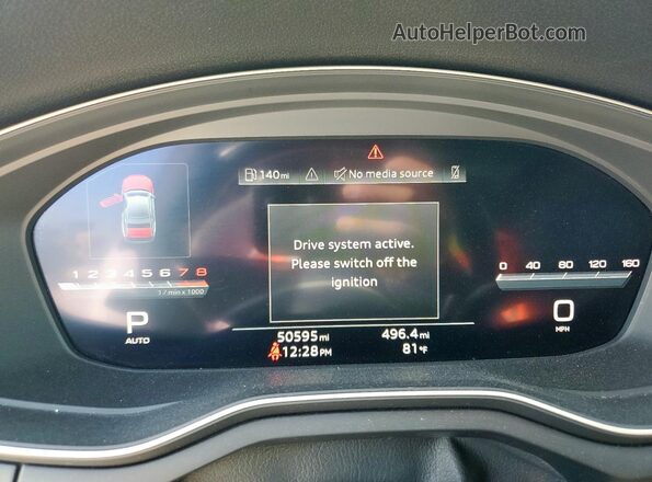 WAUP4AF56LA015223 2020 AUDI S5 Белый Вид щитка приборов
