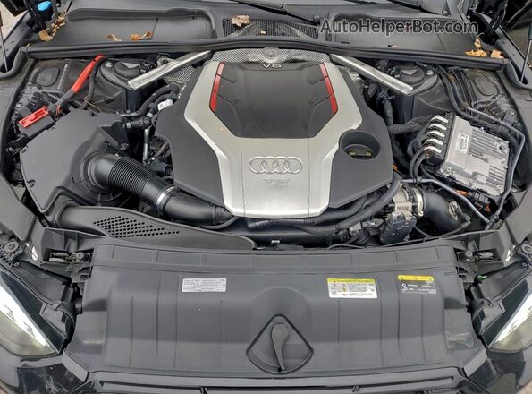 WAUP4AF5XLA001910 2020 AUDI S5 Black Widok wnętrza z tyłu