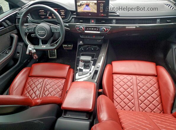 WAUP4AF5XLA001910 2020 AUDI S5 Black Widok deski rozdzielczej