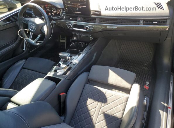 WAUR4AF55NA033207 2022 AUDI S5 Black Dashboard view
