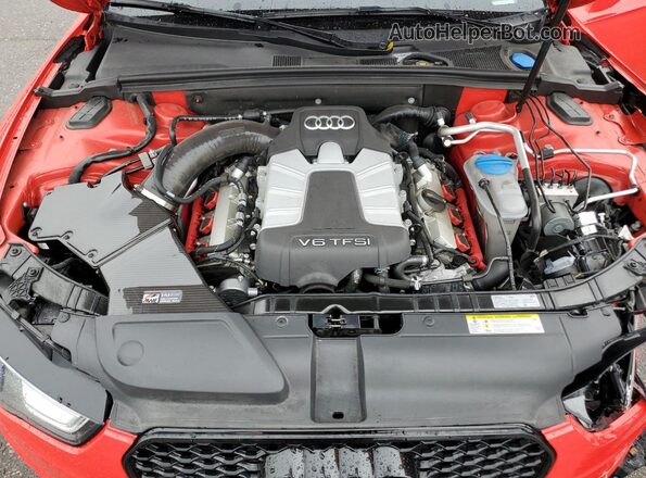 WAUV4AFR9GA011635 2016 AUDI S5 Red Widok wnętrza z tyłu
