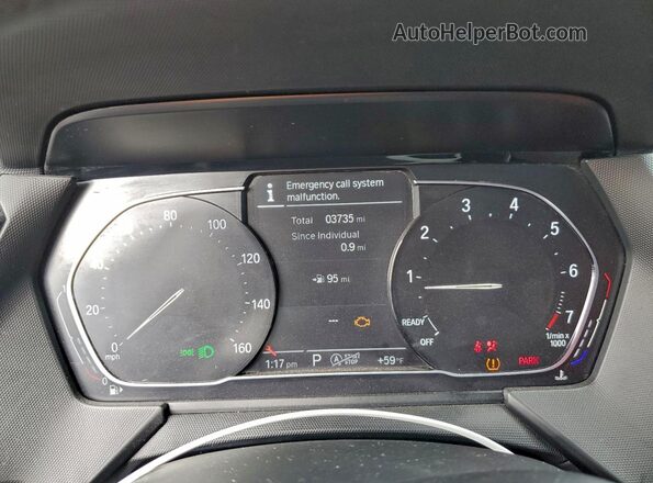 WBA13AL04M7G99725 2021 BMW M2 Серый Вид щитка приборов