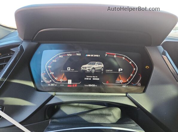 WBA13AL09N7J86405 2022 BMW M2 Белый Вид щитка приборов