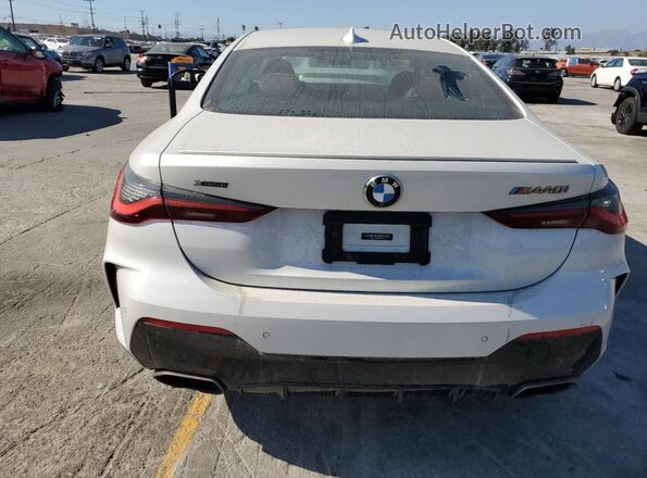WBA13AR00MCF78401 2021 BMW M4 White უკანა ხედი