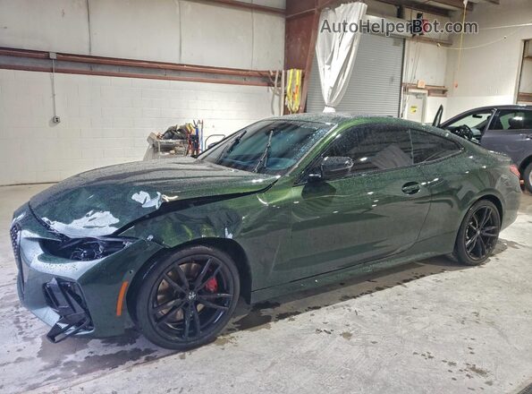 WBA13AR00PCL12328 2023 BMW M4 Зеленый Передняя левая четверть