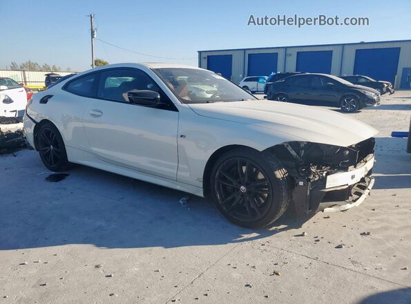 WBA13AR01PCM18500 2023 BMW M4 Белый Передняя правая четверть