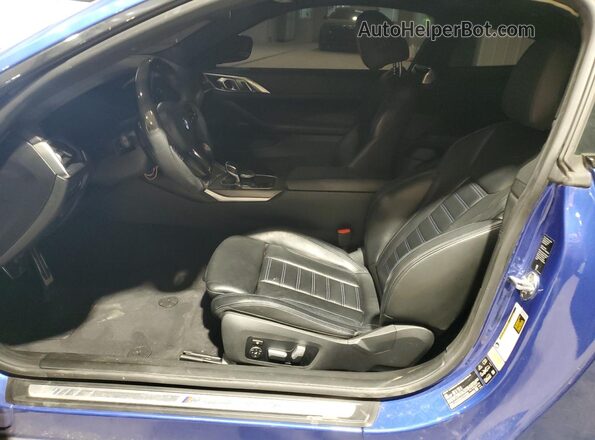 WBA13AR02MCF64094 2021 BMW M4 Blue Սալոնի դիմացի տեսք