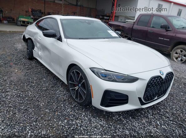 WBA13AR02MCF69358 2021 BMW M4 White წინა მარჯვენა