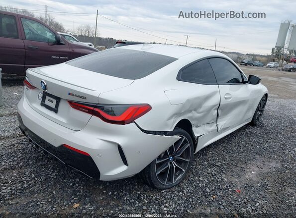 WBA13AR02MCF69358 2021 BMW M4 White უკანა მარჯვენა