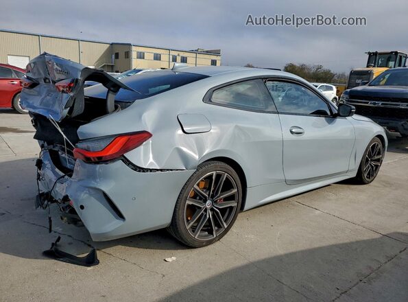 WBA13AR02PCL63345 2023 BMW M4 Синий Задняя правая четверть