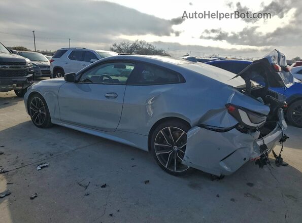 WBA13AR02PCL63345 2023 BMW M4 Синий Задняя левая четверть