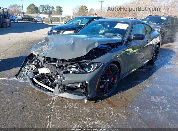 WBA13AR02RCR59297 2024 BMW M4 Серый Передняя левая четверть