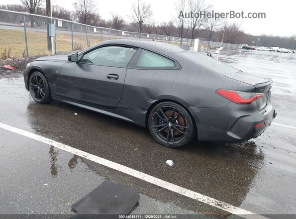 WBA13AR03NCK53353 2022 BMW M4 Black Հետևի ձախ