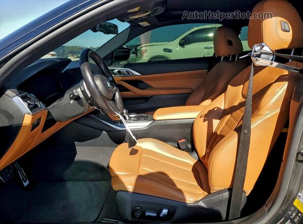 WBA13AR0XMCG95967 2021 BMW M4 Черный Вид салона спереди