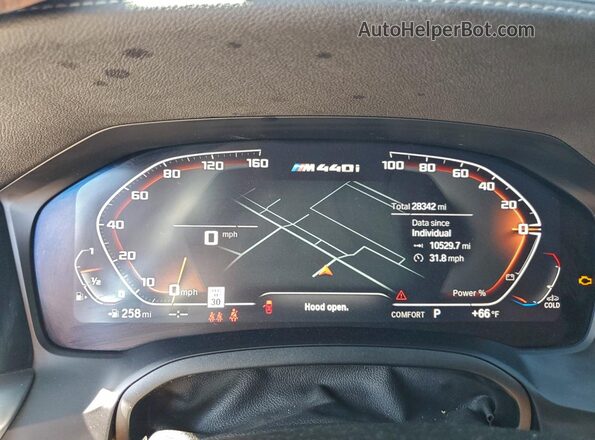 WBA13AR0XMCG95967 2021 BMW M4 Черный Вид щитка приборов