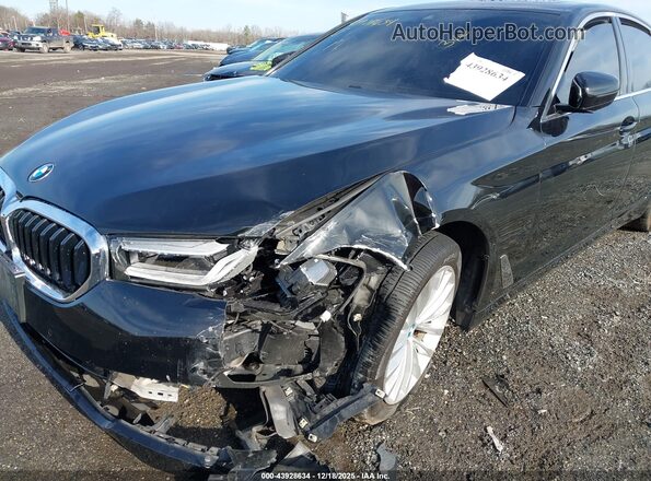 WBA13BJ09MWW98615 2021 BMW 5 SERIES Черный Вид спереди