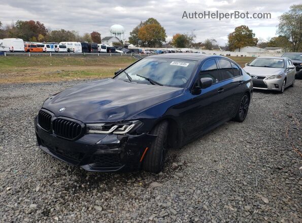 WBA13BK06MCF08305 2021 BMW M5 Black Передня ліва чверть