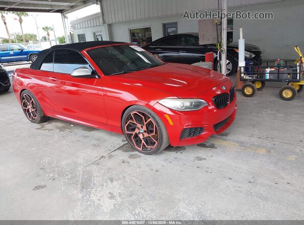 WBA1M1C55GV394742 2016 BMW M2 Красный Передняя правая четверть