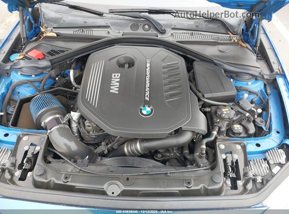 WBA2G1C58HV638834 2017 BMW M2 Blue Widok z tyłu