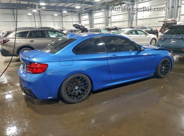 WBA2J5C50JVC07129 2018 BMW M2 Blue Trasero derecho