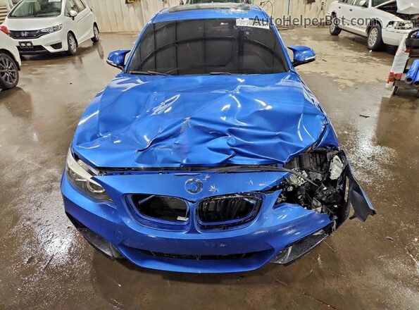 WBA2J5C50JVC07129 2018 BMW M2 Blue Vista frontal