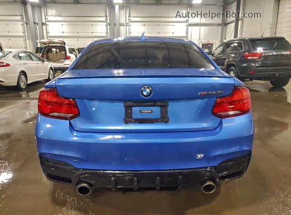 WBA2J5C50JVC07129 2018 BMW M2 Blue Vista trasera
